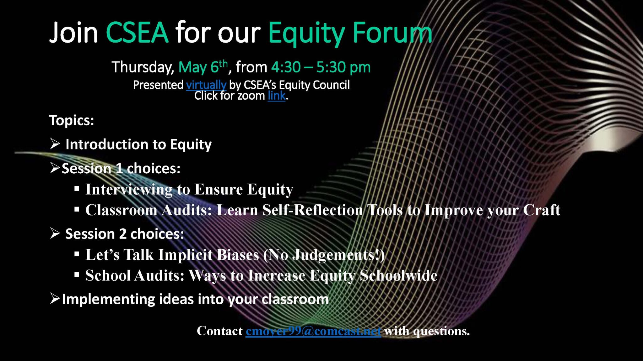 CSEA Equity Forum Colorado Springs Education Association